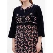 Халат Wild love 2XL,3XL,4XL,5XL велюр 21446